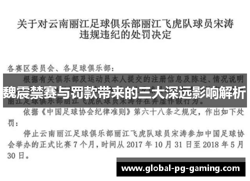 魏震禁赛与罚款带来的三大深远影响解析 魏震禁赛与罚款带来的三大深远影响解析